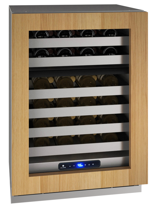U-Line Wine Captain 24" Dual Zone Reversible Hinge Integrated Frame 115v