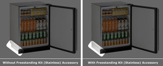 U-Line Free Standing Kit 24" Stainless 1k