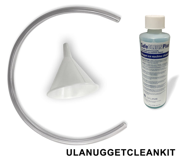 U-Line Nugget Ice Cleaning Kit (Cleaner, Funnel & Hose) Master Pack 10