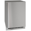 U-Line Outdoor Convertible Freezer 24" Reversible Hinge Stainless Solid 115v