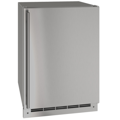 U-Line Outdoor Convertible Freezer 24" Reversible Hinge Stainless Solid 115v