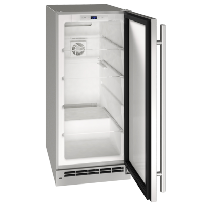 U-Line Outdoor Solid Refrigerator 15" Reversible Hinge Stainless Solid 115v