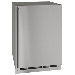 U-Line Outdoor Solid Refrigerator 24" Reversible Hinge Stainless Solid 115v