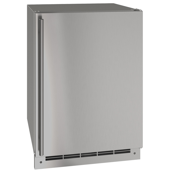 U-Line Outdoor Solid Refrigerator 24" Reversible Hinge Stainless Solid 115v