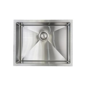 E-Stainless Single Bowl: 23 x 18 x 10'' Bowl Depth with Very Small Radius Corners