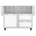 Hestan 42 Inch Double Drawer and Door Cart