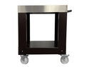 Alfa 28-Inch Stainless-Steel Multifunctional Base and Prep Station – Silver Black