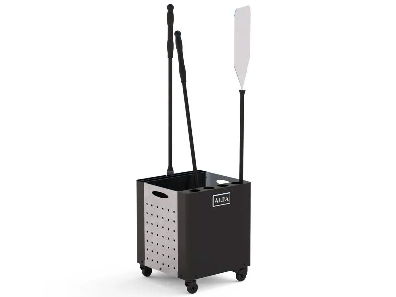 Alfa Dado Peel Rack – Pizza Oven Tool Organizer | Outdora