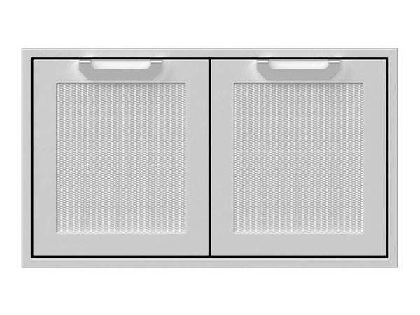 Hestan 8-Foot GE Series Grill Island Outdoor Living Suite with Beer Dispenser Cutout, Bar Top & Foot Rail with Countertop