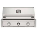 American Outdoor Grill 36-Inch T-Series Built-In Stainless Steel Gas Grill, 3-Burner Built-In Grill with Analog Thermometer, Front View