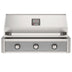 American Outdoor Grill 36-Inch T-Series Built-In Gas Grill with Gray Accent Panel, Premium Stainless Steel 3-Burner Outdoor Grill