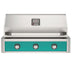 American Outdoor Grill 36-Inch T-Series Built-In Gas Grill with Teal Accent Panel, 3-Burner Stainless Steel Outdoor Kitchen Grill