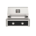  American Outdoor Grill 24-Inch T-Series Built-In Gas Grill with Black Accent Panel, Premium 2-Burner Built-In Outdoor Grill