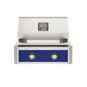  American Outdoor Grill 24-Inch T-Series Built-In Grill with Blue Accent Panel, 2-Burner Stainless Steel Outdoor Kitchen Grill