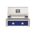  American Outdoor Grill 24-Inch T-Series Built-In Grill with Blue Accent Panel, 2-Burner Stainless Steel Outdoor Kitchen Grill