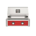 American Outdoor Grill 24-Inch T-Series Built-In Gas Grill with Red Accent Panel, Compact 2-Burner Outdoor Kitchen Grill