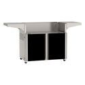 American Outdoor 36 Inch Portable Cart Base in black with a sleek, sophisticated finish and premium outdoor durability.