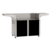 American Outdoor 36 Inch Portable Cart Base in black with a sleek, sophisticated finish and premium outdoor durability.