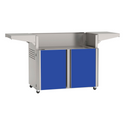 American Outdoor 36 Inch Portable Cart Base in blue with a rich, durable finish for a custom outdoor kitchen.