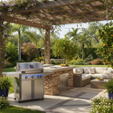 American Outdoor Grill 30-Inch L-Series Freestanding Gas Grill with Backburner & Rotisserie Kit