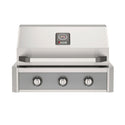 American Outdoor Grill 30-Inch T-Series Built-In Gas Grill with Gray Accent Panel, Premium Outdoor Kitchen Grill