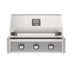 American Outdoor Grill 30-Inch T-Series Built-In Gas Grill with Gray Accent Panel, Premium Outdoor Kitchen Grill