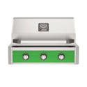 American Outdoor Grill 30-Inch T-Series Built-In Grill with Green Accent Panel, Stainless Steel 3-Burner Gas Grill