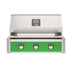 American Outdoor Grill 30-Inch T-Series Built-In Grill with Green Accent Panel, Stainless Steel 3-Burner Gas Grill