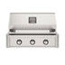 American Outdoor Grill 30-Inch T-Series Built-In Stainless Steel Gas Grill, 3-Burner Built-In Grill with Analog Thermometer, Front View
