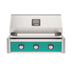 American Outdoor Grill 30-Inch T-Series Built-In Grill with Teal Accent Panel, Stainless Steel Built-In BBQ Grill