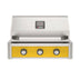 American Outdoor Grill 30-Inch T-Series Built-In Gas Grill with Yellow Accent Panel, 3-Burner Outdoor Kitchen Grill