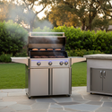 American Outdoor Grill 36-Inch L-Series Freestanding Gas Grill with Backburner & Rotisserie Kit