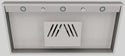 Vent A Hood 42" 300 CFM Contemporary Wall Mount Range Hood - 7' Ceiling Stainless Steel