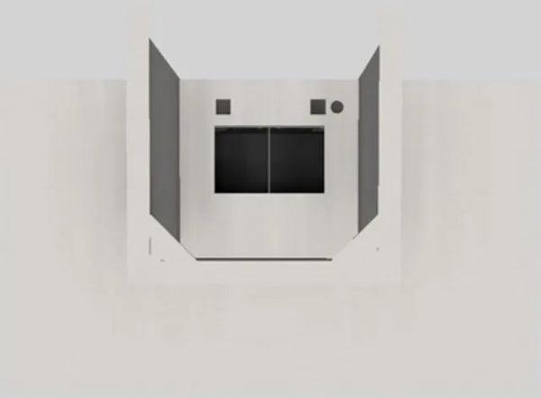 Vent A Hood 42'' 600 CFM Contemporary Wall Mount Range Hood