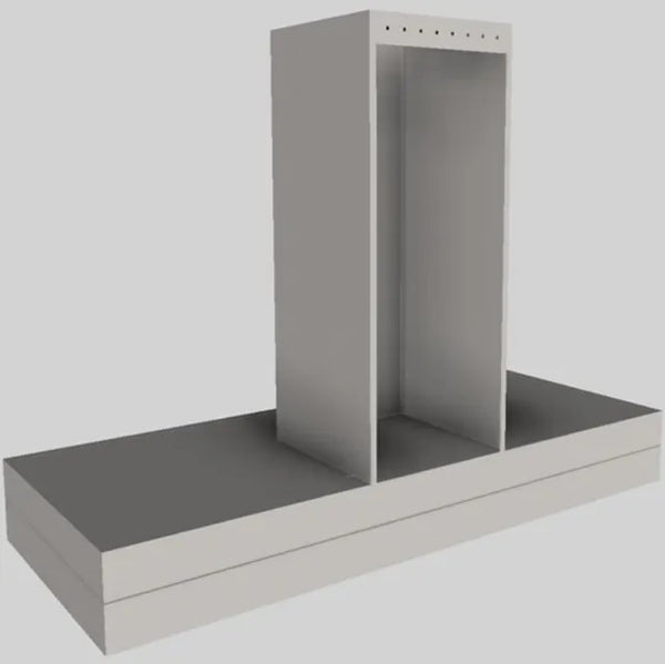 Vent A Hood 48'' Power Lung Contemporary Wall Mount Range Hood