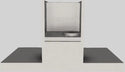 Vent A Hood 42" 300 CFM Contemporary Wall Mount Range Hood - 7' Ceiling Stainless Steel