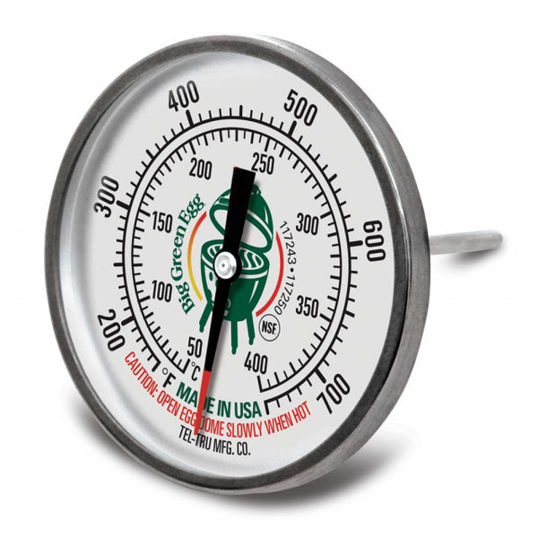 Big Green Egg 3-inch large-dial dome temperature gauge