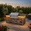 Aspire by Hestan 42-Inch Built-In Gas Grill with Infrared Sear Burner and Rotisserie
