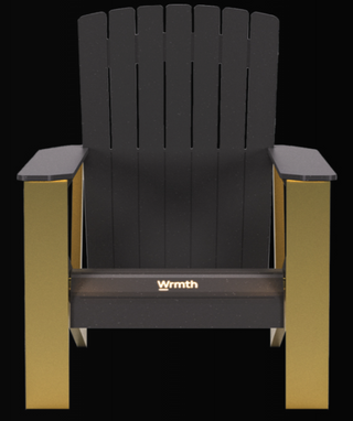 Buy carbon-honey Wrmth Modern Carbon Muskoka Chair