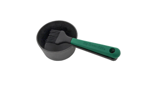 Big Green Egg Cast Iron Sauce Pot w/ Basting Brush