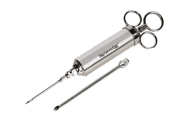 Big Green Egg Professional Grade Flavor Injector, Stainless, Double Hole Design