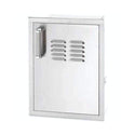 Fire Magic Single Access Door with Tank Tray and Louvers