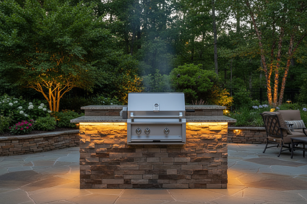 Aspire by Hestan 30-Inch Built-In Gas BBQ Grill With Rotisserie And U-Burner