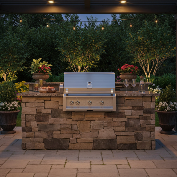 Aspire by Hestan 36-Inch Built-In Gas Grill with Rotisserie