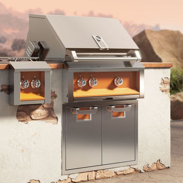 30-Inch Built-In Gas BBQ Grill With Sear And U-Burner