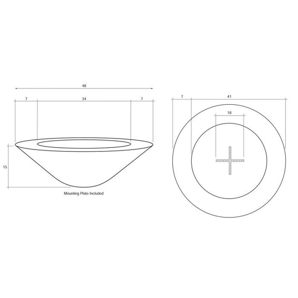 Prism Hardscapes Embarcadero Concrete Gas Fire Pit