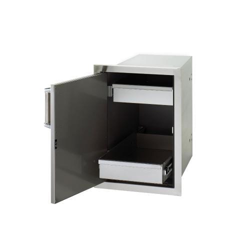 Fire Magic Single Door With Dual Drawers