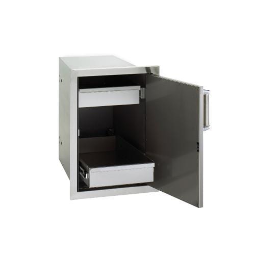 Fire Magic-Single Door With Dual Drawers
