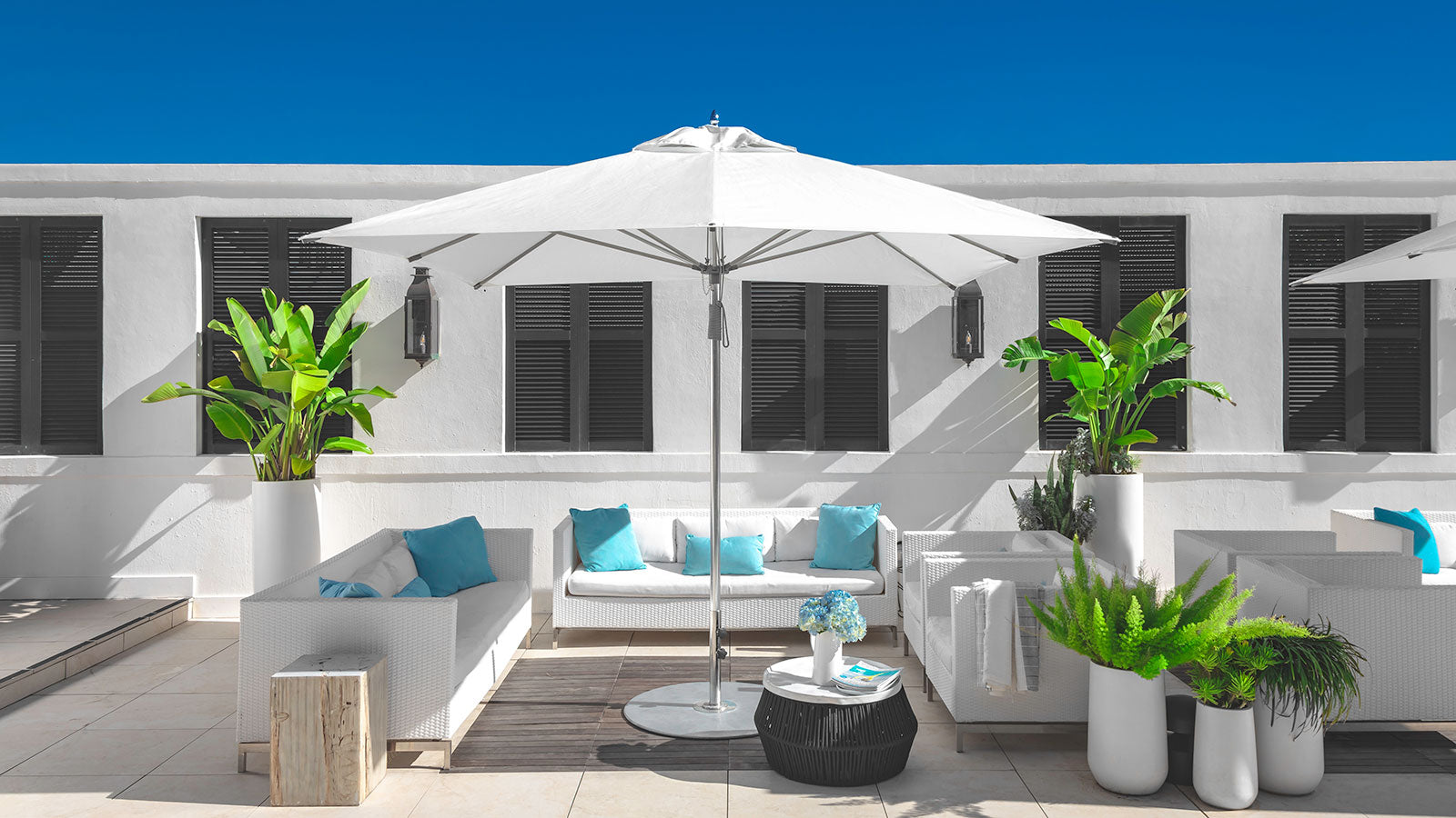 Frankford umbrellas g  series monterey giant fiberglass patio umbrella lg o8zo6t