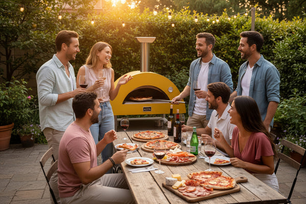 Alfa Moderno 2 Pizze Wood-Fired Countertop Pizza Oven